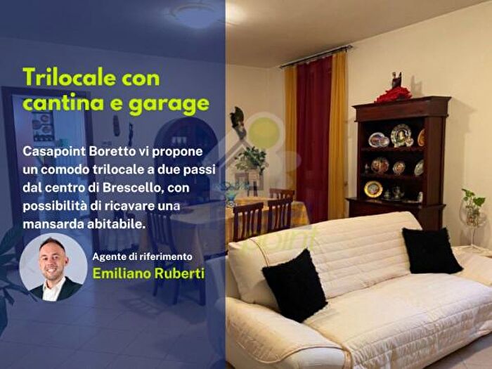 Appartamento trilocale in vendita in Via Roma, Brescello