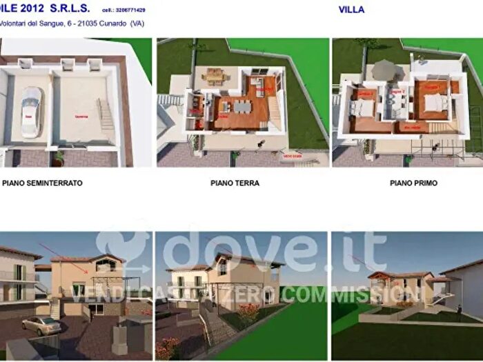 Casa trilocale in vendita in Via Volontari del Sangue, Cunardo