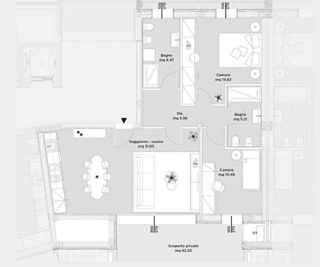 Appartamento trilocale in vendita in Via G Impastato, Castel Maggiore