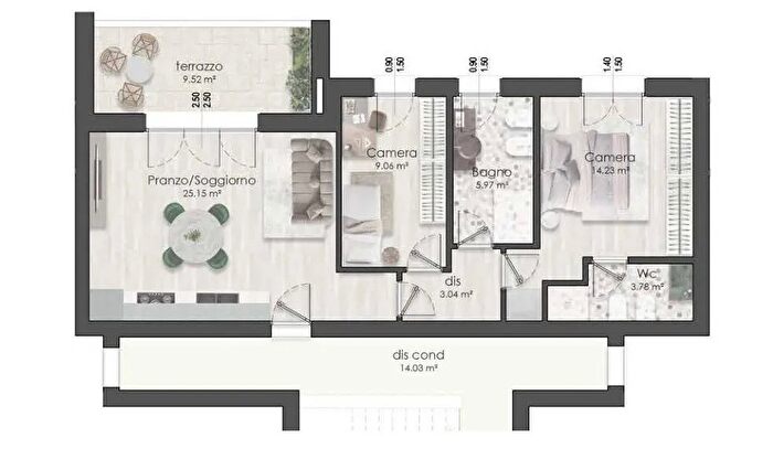 Appartamento con 5 locali in vendita in Via Virginia Wolf, Maranello