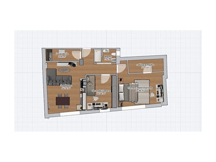 Appartamento trilocale in vendita in Via degli Artisti, Firenze