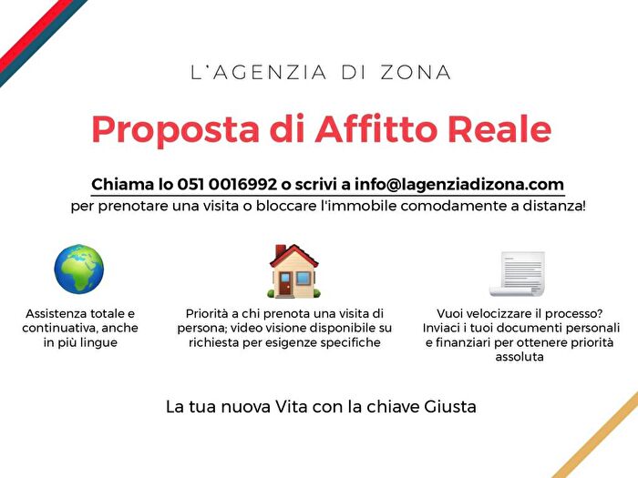 Appartamento trilocale in affitto in Via Giuseppe Mezzofanti, Murri, Bologna