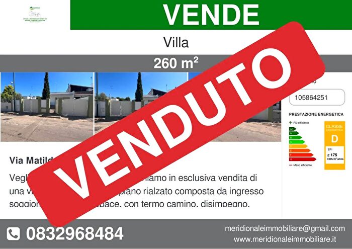 Casa con 6 locali in vendita in Via Matilde Serao Veglie Lecce, Veglie