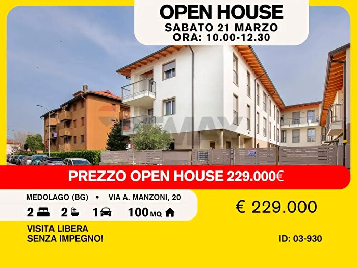 Appartamento trilocale in vendita in Bottanuco