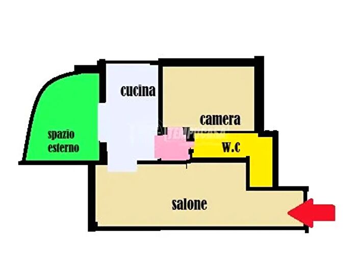 Appartamento bilocale in vendita in Via Palinuro, Pozzuoli