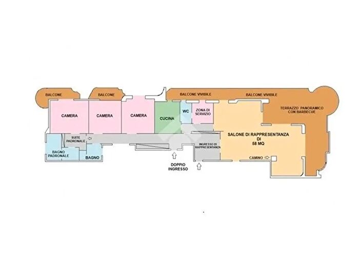 Appartamento con 6 locali in vendita in Roma