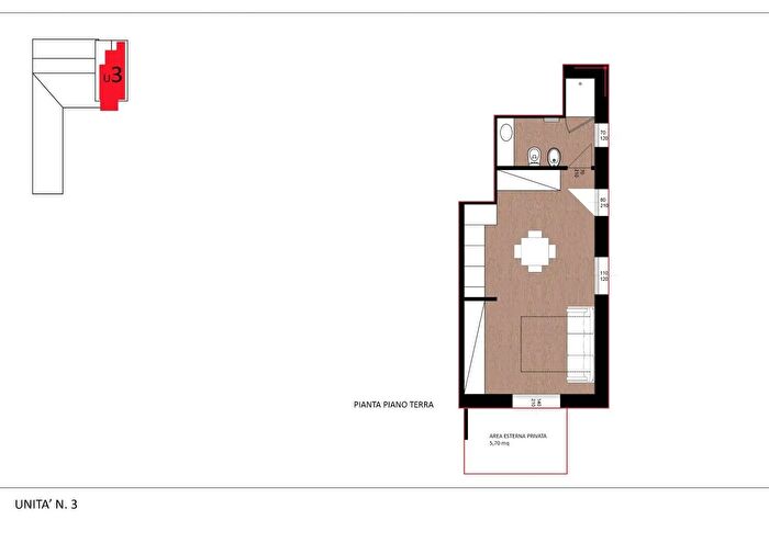 Appartamento bilocale in vendita in Via Aprile, Collecchio