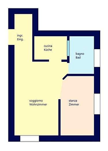 Appartamento bilocale in vendita in Via Cavour Cavourstraße, Bolzano