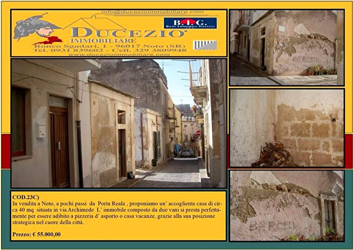 Casa quadrilocale in vendita in Via Archimede, Noto