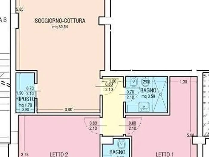 Appartamento trilocale in vendita in Pisa