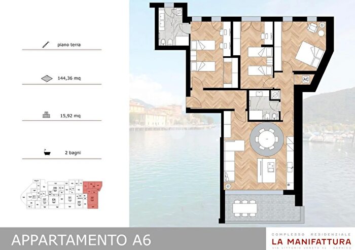 Appartamento quadrilocale in vendita in Vittorio Veneto, Sarnico