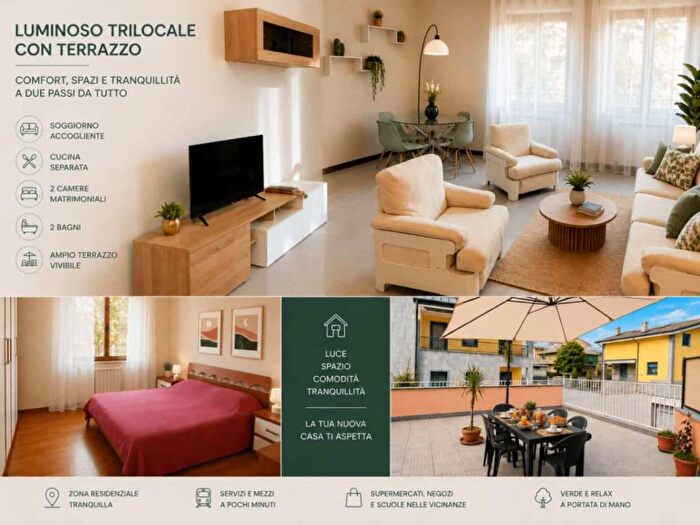 Appartamento trilocale in affitto in Via Valera, Centro, Arese