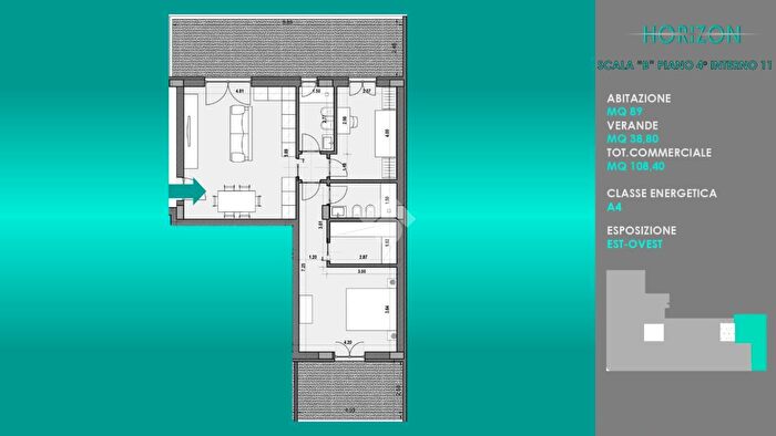 Appartamento trilocale in vendita in Via Bari, Casamassima