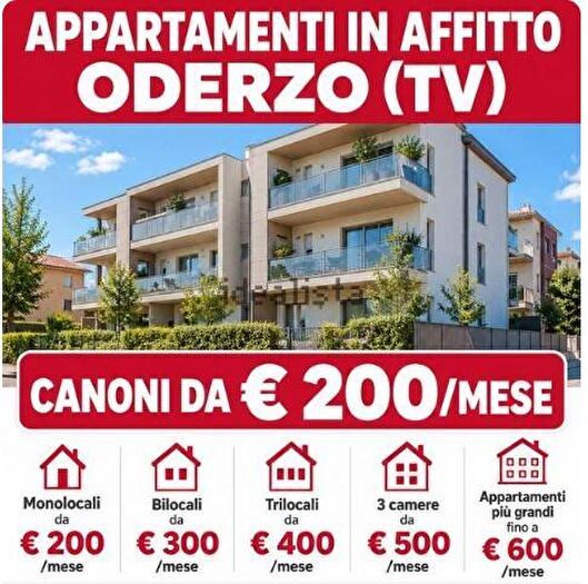 Appartamento con 5 locali in affitto in Quartiere Guglielmo Marconi, Centro, Oderzo