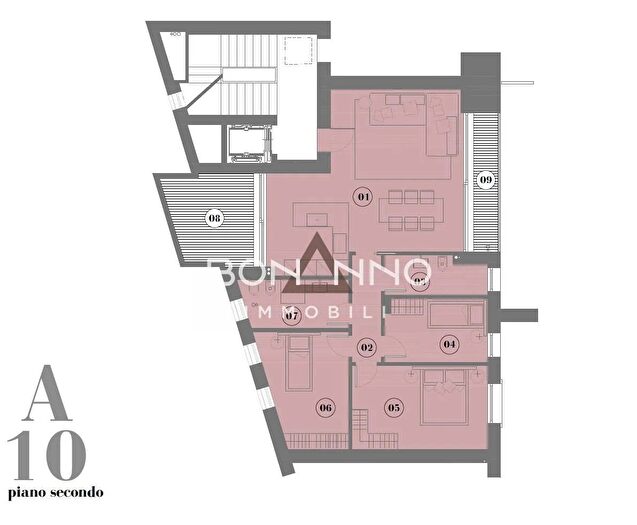 Appartamento con 5 locali in vendita in Piazza Poloni Don Vittorio, Montebelluna