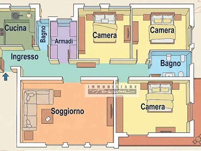 Appartamento con 8 locali in vendita in Viareggio