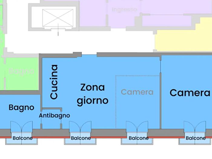 Appartamento trilocale in vendita in Magenta, Torino