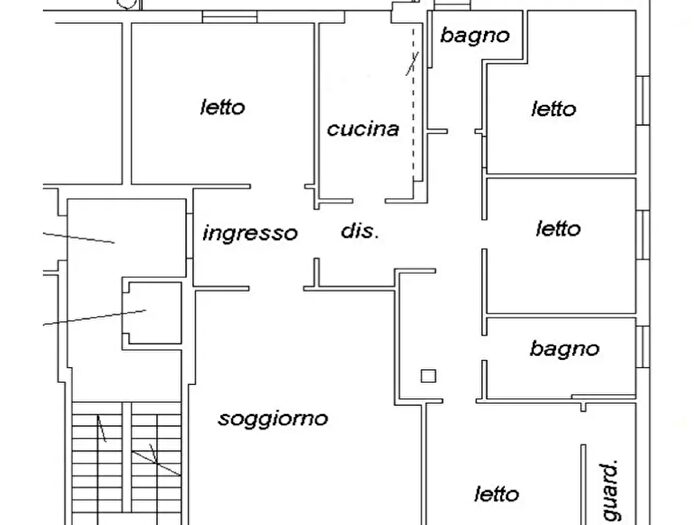 Appartamento con 6 locali in affitto in Ravenna