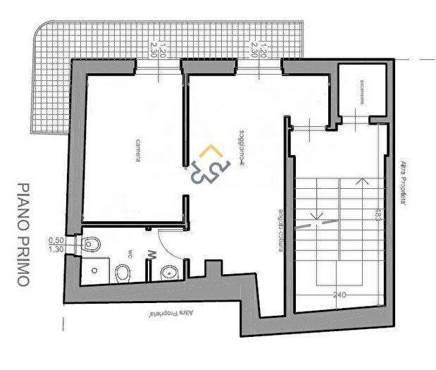 Appartamento bilocale in vendita in Grottammare Via Cairoli Grottammare Zona Servita, Grottammare