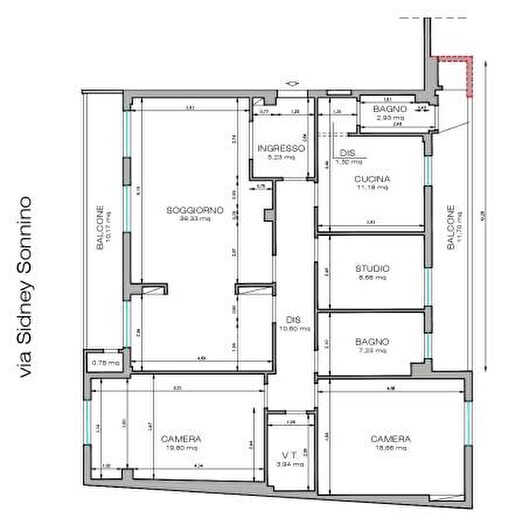 Appartamento con 5 locali in vendita in Via Sidney Costantino Sonnino, Cagliari