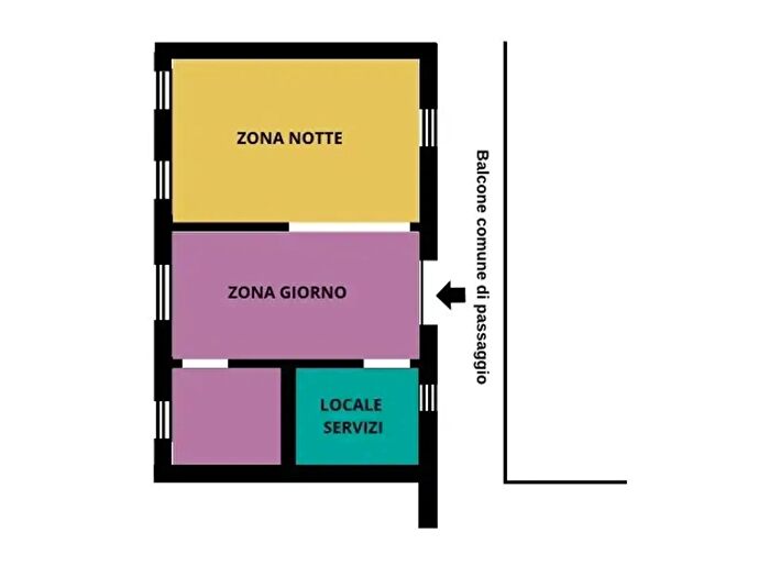 Appartamento bilocale in vendita in Vico SantAgostino Ventimiglia, Ventimiglia