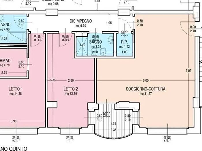 Appartamento quadrilocale in vendita in Pisa