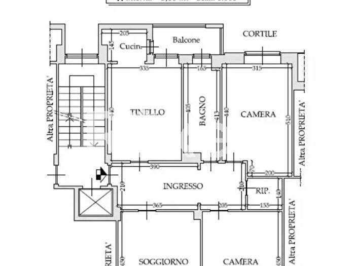 Appartamento quadrilocale in vendita in Via della Gualderia, Centro Storico, Chieri