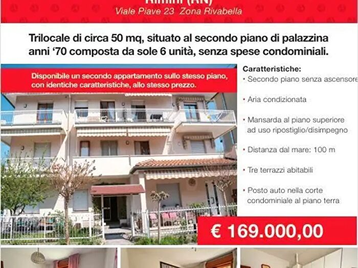 Appartamento quadrilocale in vendita in Viale Piave, Rimini