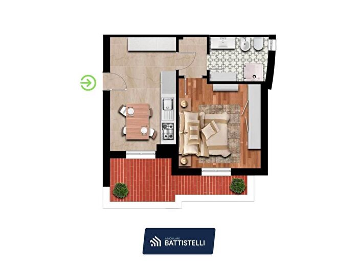 Appartamento bilocale in affitto in VIA SANTA MARIA DELLA SPINA, Tordandrea Castelnuovo, Assisi