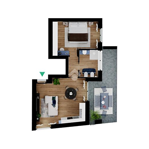 Appartamento bilocale in vendita in Via Carmagnola, Rimini