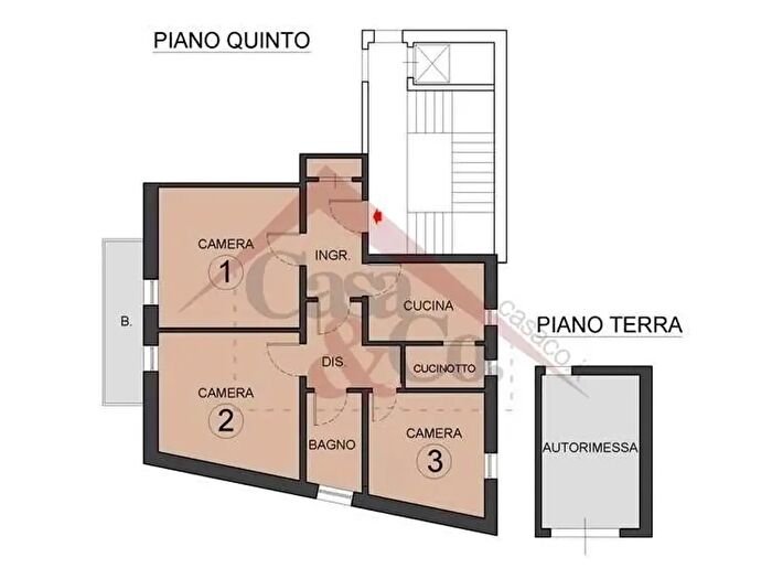 Appartamento monolocale in affitto in Via Fregni, Modena