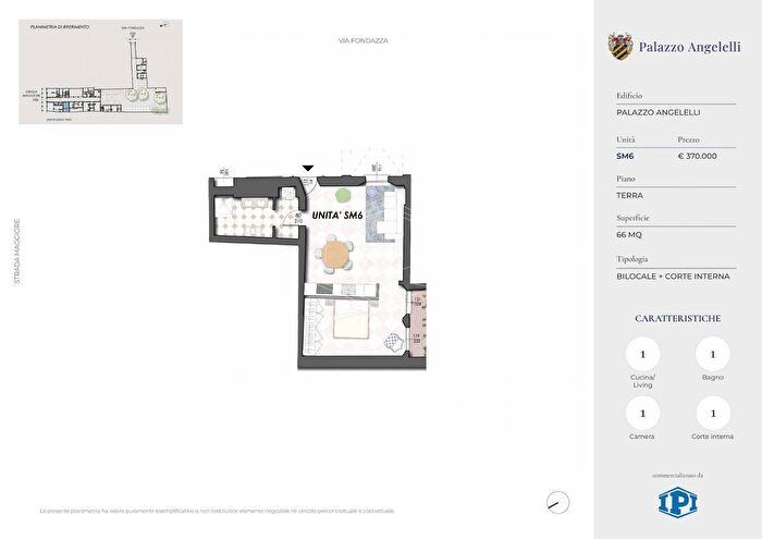 Appartamento bilocale in vendita in Strada Maggiore, Bologna