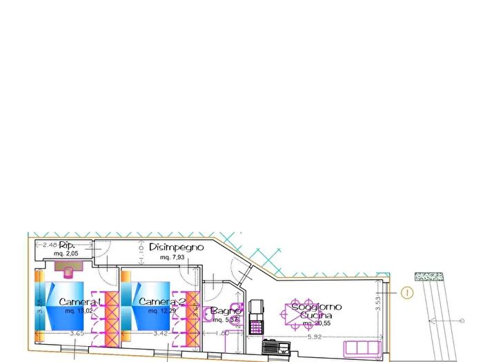 Appartamento trilocale in vendita in Via Lombroso, San Benedetto Del Tronto