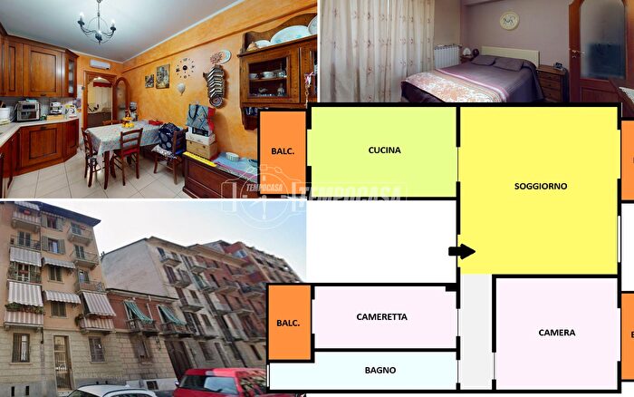 Appartamento quadrilocale in vendita in Via Santhià, Torino