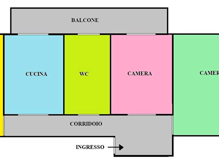 Appartamento trilocale in affitto in Via Generale Girolamo Calà Ulloa, Arenaccia, Napoli