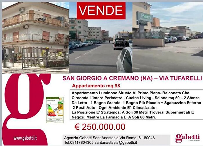 Appartamento trilocale in vendita in Via Tufarelli Snc, San Giorgio A Cremano