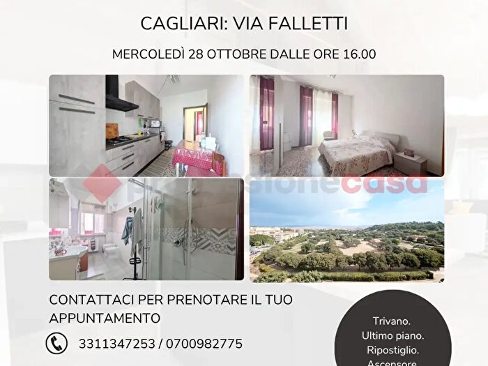 Appartamento trilocale in vendita in Via Falletti, Cagliari