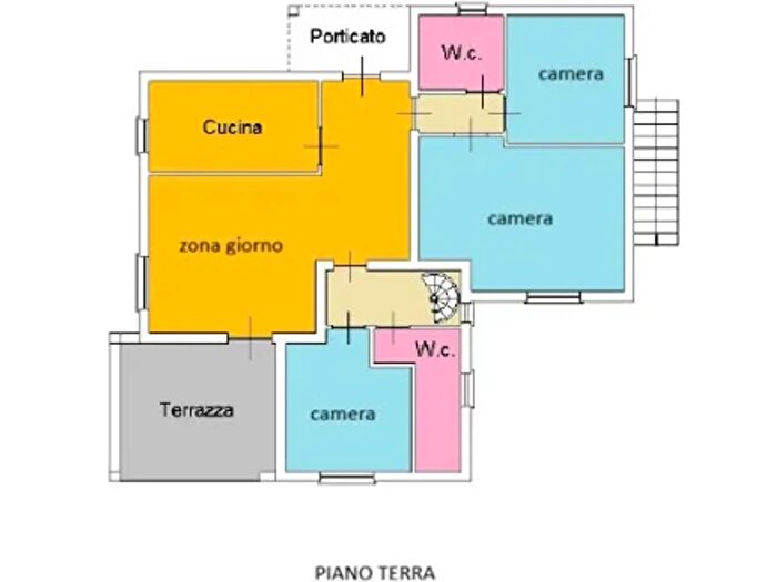 Appartamento con 6 locali in vendita in Via Roma, Casale Marittimo