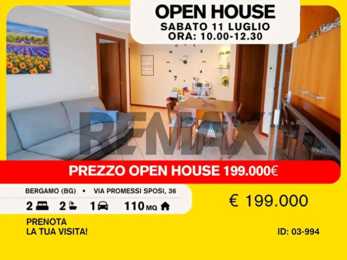 Appartamento trilocale in vendita in Via Promessi Sposi, Bergamo