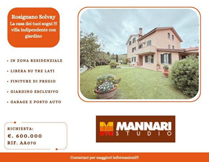 Casa con 6 locali in vendita in Rosignano Marittimo