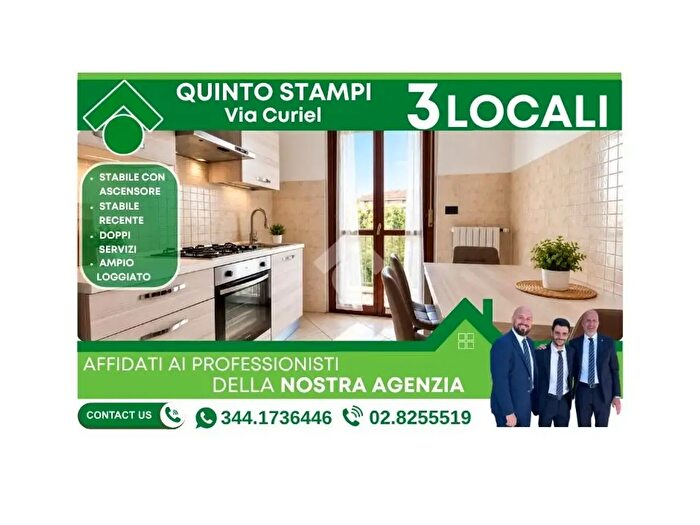 Appartamento trilocale in vendita in Via Curiel, Rozzano