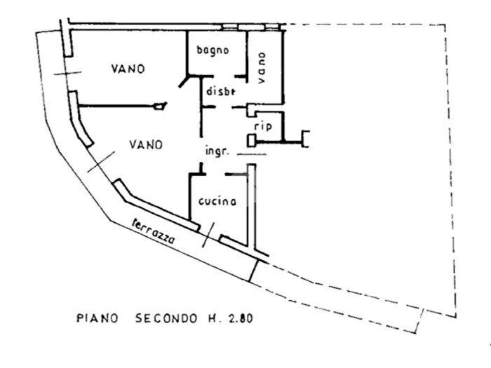 Appartamento trilocale in vendita in Via Palestro, Padova