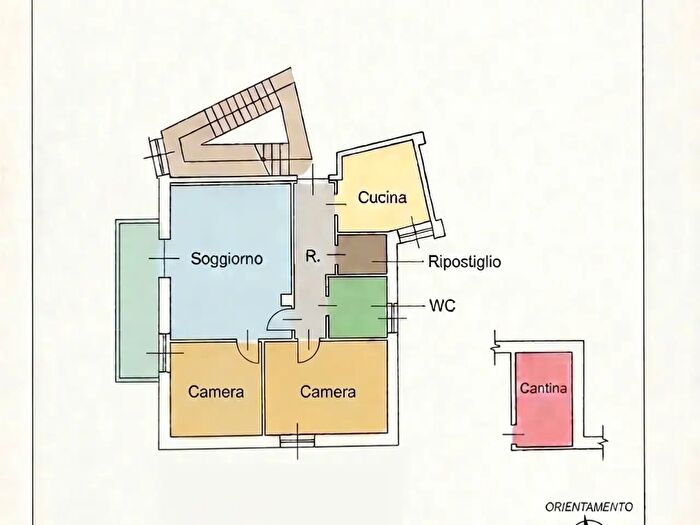 Appartamento trilocale in vendita in Via Camillo Peano, Roma