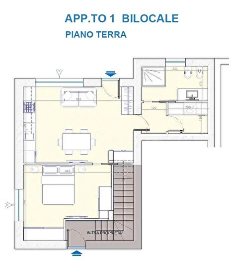 Appartamento bilocale in vendita in Olgiate Comasco