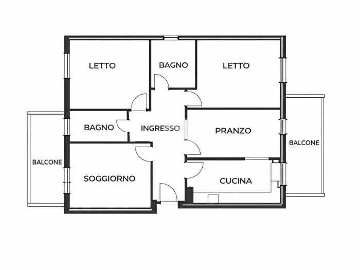 Appartamento trilocale in vendita in Appartamento Via G Dati, Rimini
