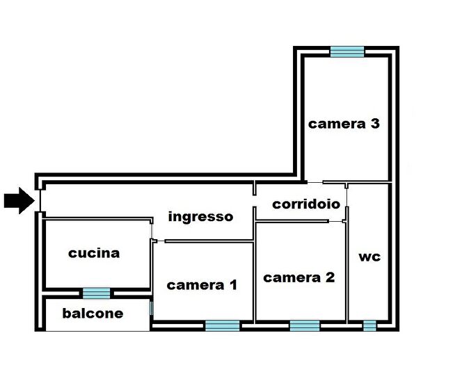 Appartamento quadrilocale in affitto in Pezzotti Meda, Milano