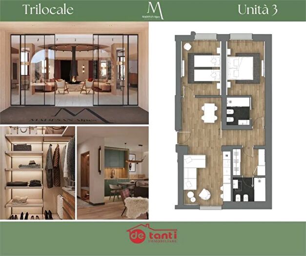 Appartamento trilocale in vendita in Via G Carducci Madesimo So, Madesimo