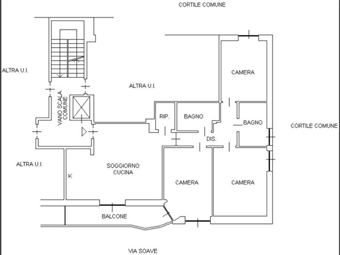 Appartamento quadrilocale in affitto in Via Francesco Soave, Bocconi, Milano