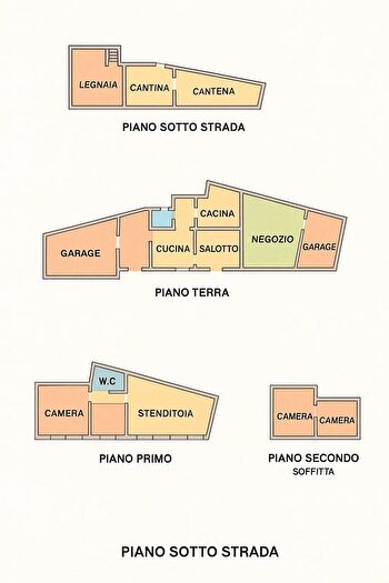 Casa con 9 locali in vendita in Via Risorgimento, San Pietro Mussolino