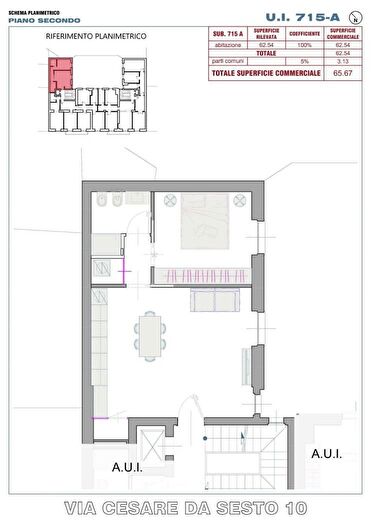 Appartamento bilocale in vendita in Via Cesare da Sesto Milano, Milano